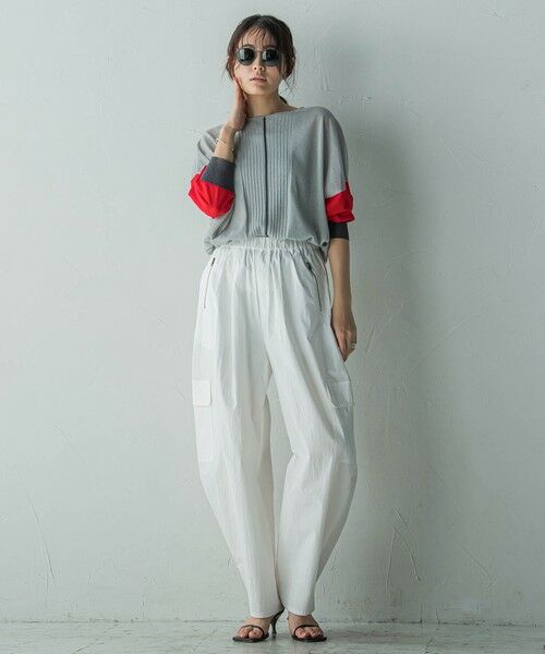 MAYSON GREY / メイソングレイ ニット・セーター | バイカラースリーブニットプルオーバー≪手洗い可能≫ | 詳細25