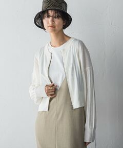MAYSON GREY / メイソングレイ カーディガン・ボレロ | プリーツジップカーディガン