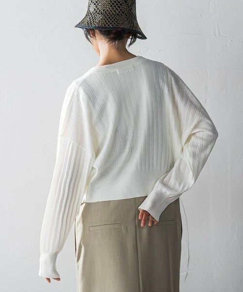 MAYSON GREY / メイソングレイ カーディガン・ボレロ | プリーツジップカーディガン | 詳細2