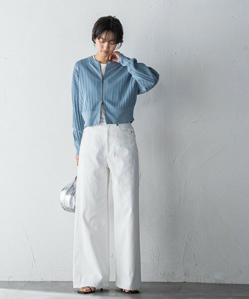 MAYSON GREY / メイソングレイ カーディガン・ボレロ | プリーツジップカーディガン | 詳細11