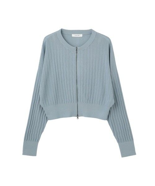 MAYSON GREY / メイソングレイ カーディガン・ボレロ | プリーツジップカーディガン | 詳細13