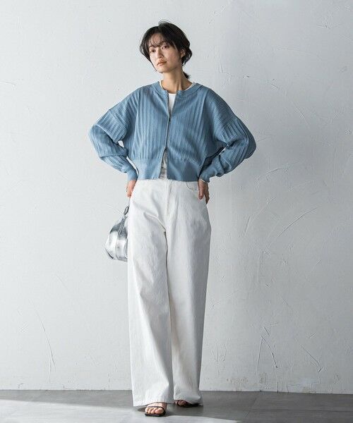 MAYSON GREY / メイソングレイ カーディガン・ボレロ | プリーツジップカーディガン | 詳細10