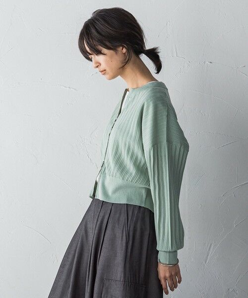 MAYSON GREY / メイソングレイ カーディガン・ボレロ | プリーツジップカーディガン | 詳細16