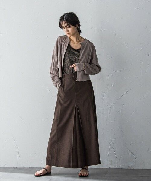 MAYSON GREY / メイソングレイ カーディガン・ボレロ | プリーツジップカーディガン | 詳細28