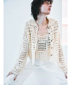 MAYSON GREY / メイソングレイ カーディガン・ボレロ | クロシェニットカーディガン≪手洗い可能≫