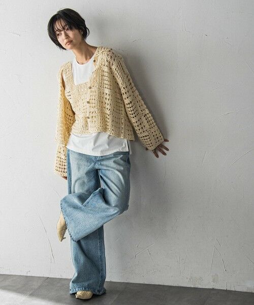 MAYSON GREY / メイソングレイ カーディガン・ボレロ | クロシェニットカーディガン≪手洗い可能≫ | 詳細11