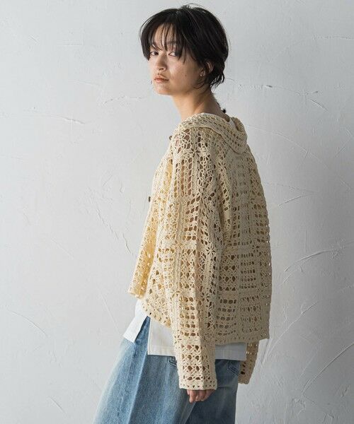 MAYSON GREY / メイソングレイ カーディガン・ボレロ | クロシェニットカーディガン≪手洗い可能≫ | 詳細2