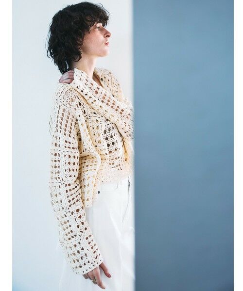 MAYSON GREY / メイソングレイ カーディガン・ボレロ | クロシェニットカーディガン≪手洗い可能≫ | 詳細5