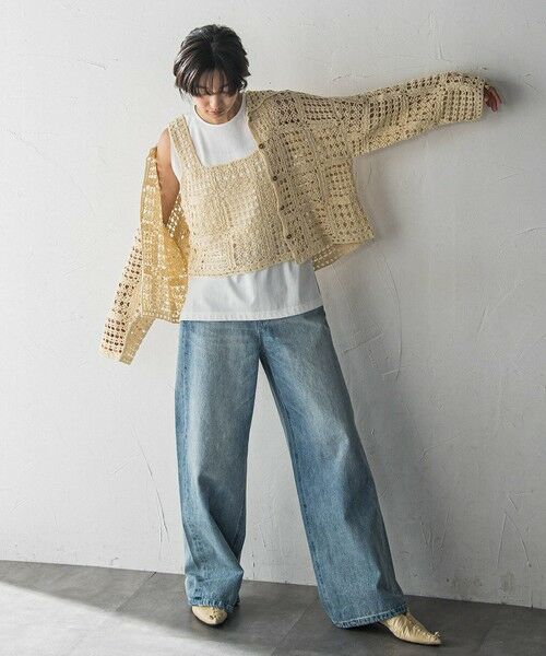 MAYSON GREY / メイソングレイ ニット・セーター | クロシェニットビスチェ≪手洗い可能≫ | 詳細12