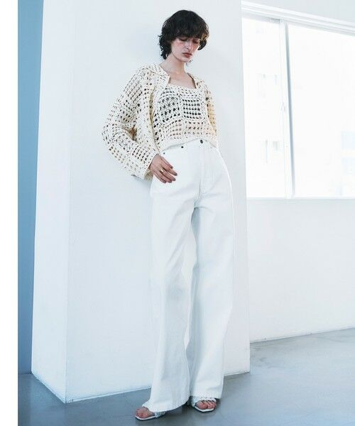 MAYSON GREY / メイソングレイ ニット・セーター | クロシェニットビスチェ≪手洗い可能≫ | 詳細5