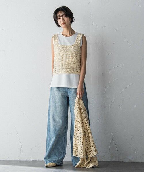 MAYSON GREY / メイソングレイ ニット・セーター | クロシェニットビスチェ≪手洗い可能≫ | 詳細6