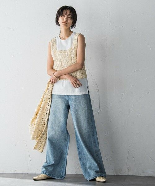 MAYSON GREY / メイソングレイ ニット・セーター | クロシェニットビスチェ≪手洗い可能≫ | 詳細7