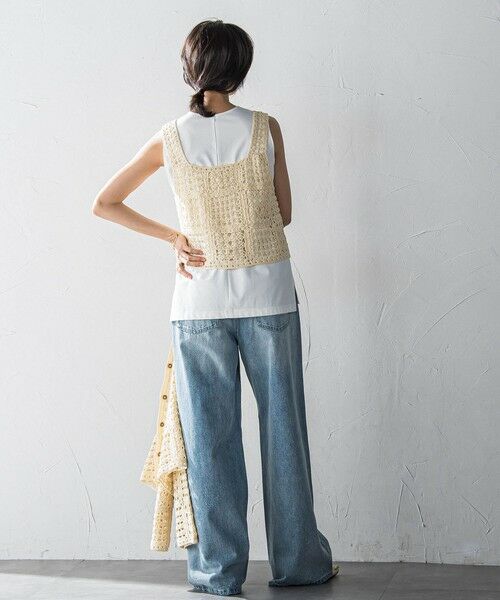 MAYSON GREY / メイソングレイ ニット・セーター | クロシェニットビスチェ≪手洗い可能≫ | 詳細9