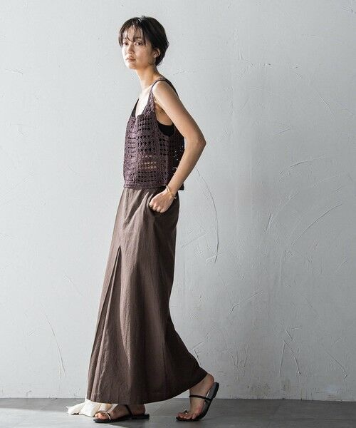 MAYSON GREY / メイソングレイ クロシェニットビスチェ≪手洗い可能≫ カタログ掲載】クロシェニットビスチェ≪手洗い可能≫ | MAYSON
