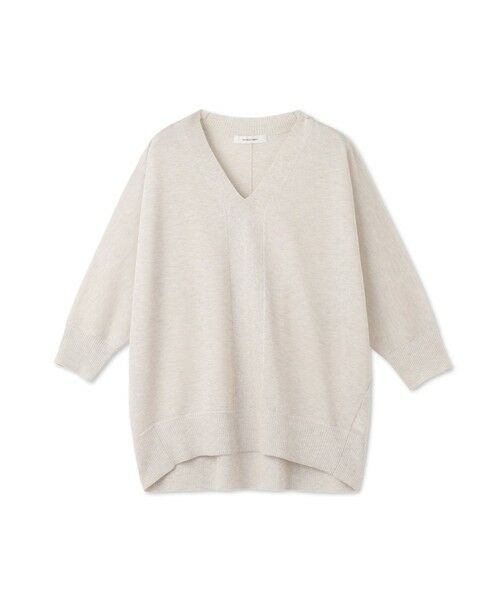 MAYSON GREY / メイソングレイ ニット・セーター | 【新色追加】LEVITAシアーVネックドルマンニットプルオーバー≪手洗い可能≫ | 詳細14