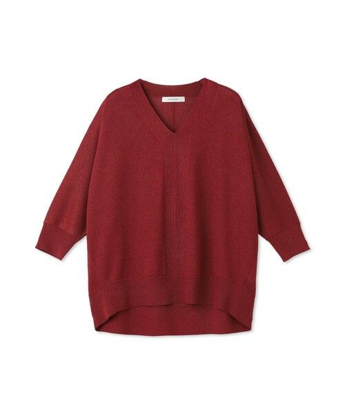 MAYSON GREY / メイソングレイ ニット・セーター | 【新色追加】LEVITAシアーVネックドルマンニットプルオーバー≪手洗い可能≫ | 詳細28