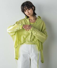 MAYSON GREY / メイソングレイ シャツ・ブラウス | リネンドロストクロップドシャツ≪手洗い可能≫