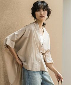 MAYSON GREY / メイソングレイ シャツ・ブラウス | キャンブリックバックギャザー刺繍ブラウス≪手洗い可能≫