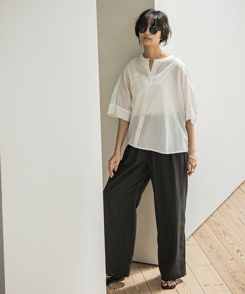 MAYSON GREY / メイソングレイ シャツ・ブラウス | キャンブリックバックギャザー刺繍ブラウス≪手洗い可能≫ | 詳細3