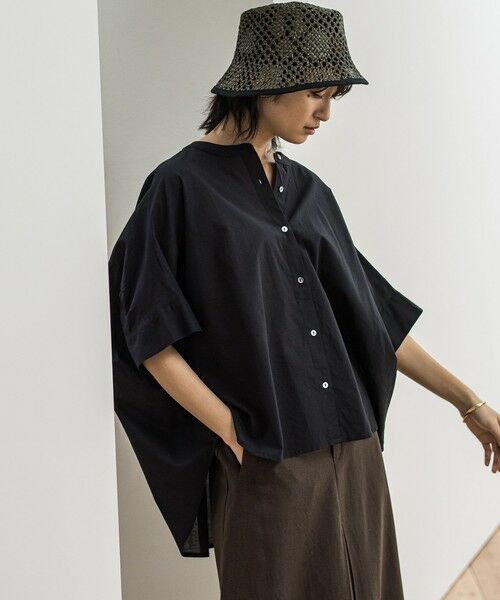 MAYSON GREY/メイソングレイ キャンブリックバックギャザー刺繍ブラウス≪手洗い可能≫ ブラック M MAYSON GREY/メイソングレイ キャンブリックバックギャザー刺繍ブラウス≪手洗い可能≫ ブラック M
