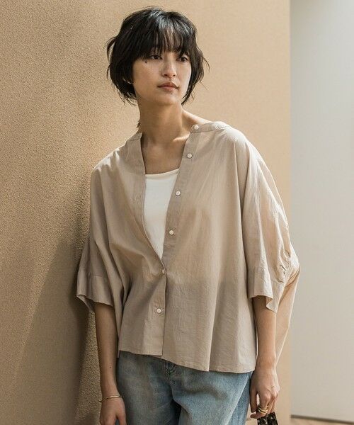 MAYSON GREY / メイソングレイ シャツ・ブラウス | キャンブリックバックギャザー刺繍ブラウス≪手洗い可能≫ | 詳細25