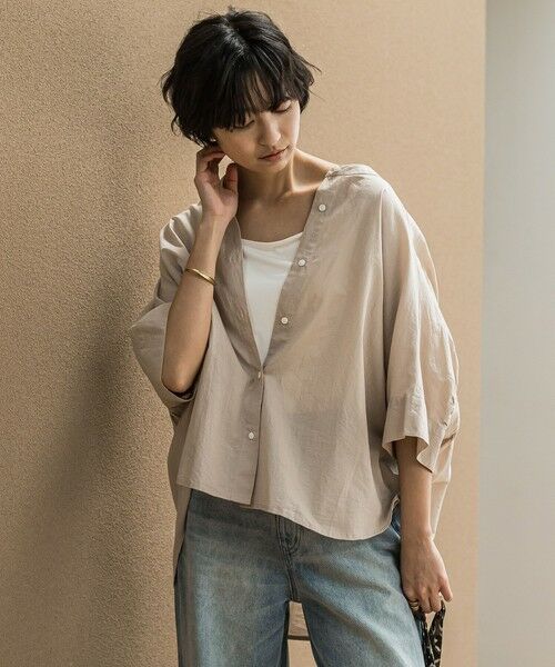 MAYSON GREY / メイソングレイ シャツ・ブラウス | キャンブリックバックギャザー刺繍ブラウス≪手洗い可能≫ | 詳細27