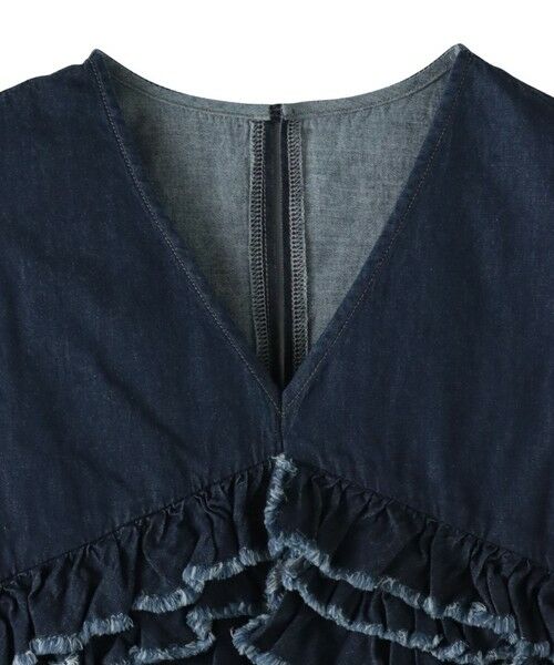 MAYSON GREY / メイソングレイ ダウンジャケット・ベスト | レイヤードフリルデニムベスト≪洗濯機で洗える≫ | 詳細17