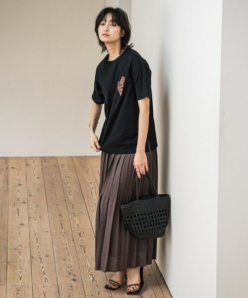 MAYSON GREY / メイソングレイ カットソー | スパンコールハート刺繍Tシャツ≪洗濯機で洗える≫ | 詳細16