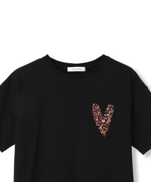 MAYSON GREY / メイソングレイ カットソー | スパンコールハート刺繍Tシャツ≪洗濯機で洗える≫ | 詳細19