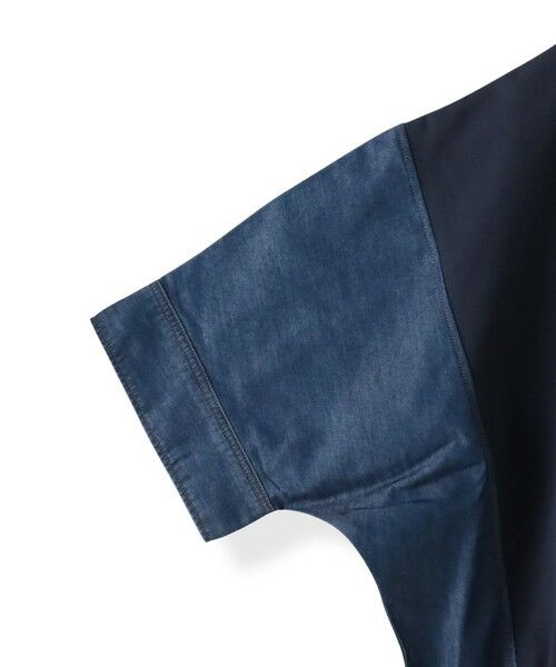 MAYSON GREY / メイソングレイ カットソー | デニムドッキングドロストドルマンプルオーバー≪洗濯機で洗える≫ | 詳細22