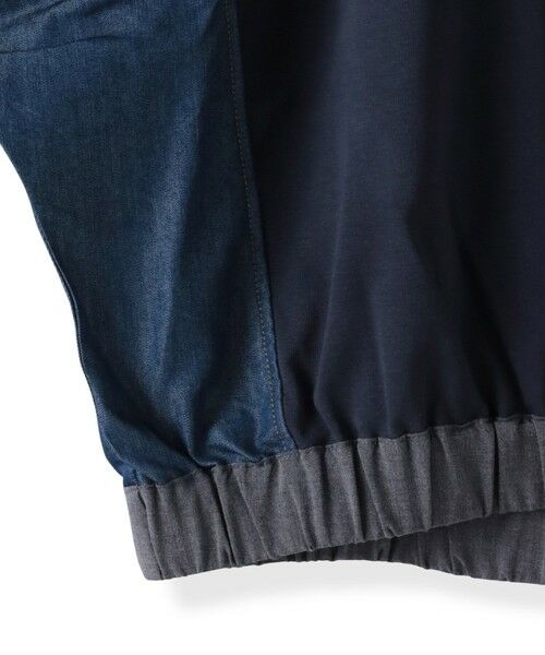 MAYSON GREY / メイソングレイ カットソー | デニムドッキングドロストドルマンプルオーバー≪洗濯機で洗える≫ | 詳細23