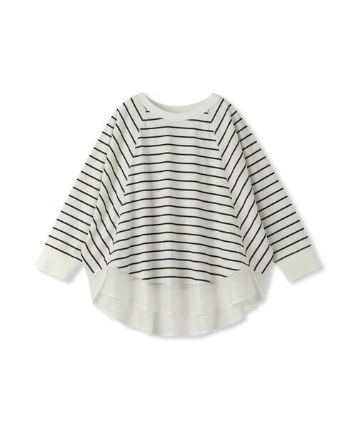 MAYSON GREY / メイソングレイ カットソー | 7分袖ドライコットン混裾ドッキングドルマンプルオーバー≪洗濯機で洗える≫ | 詳細22