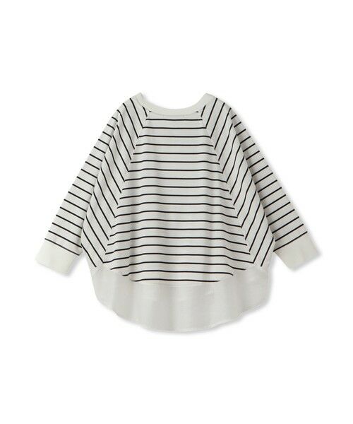 MAYSON GREY / メイソングレイ カットソー | 7分袖ドライコットン混裾ドッキングドルマンプルオーバー≪洗濯機で洗える≫ | 詳細23