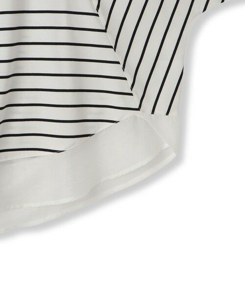 MAYSON GREY / メイソングレイ カットソー | 7分袖ドライコットン混裾ドッキングドルマンプルオーバー≪洗濯機で洗える≫ | 詳細26