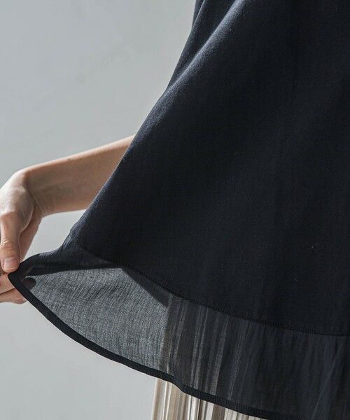 MAYSON GREY / メイソングレイ カットソー | ドライコットン裾ドッキングドルマンプルオーバー≪洗濯機で洗える≫ | 詳細14