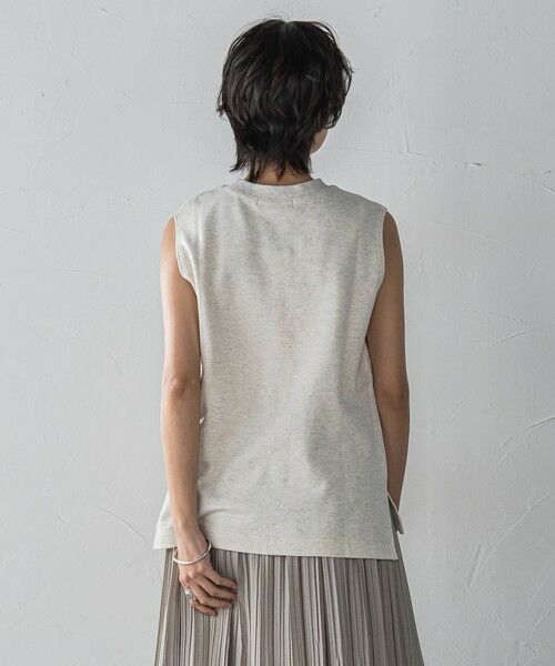 MAYSON GREY / メイソングレイ カットソー | レオパードプリントノースリーブプルオーバー≪洗濯機で洗える≫ | 詳細3