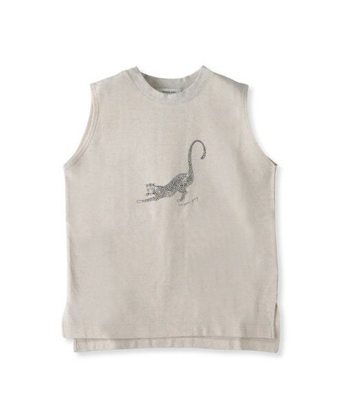 MAYSON GREY / メイソングレイ カットソー | レオパードプリントノースリーブプルオーバー≪洗濯機で洗える≫ | 詳細10