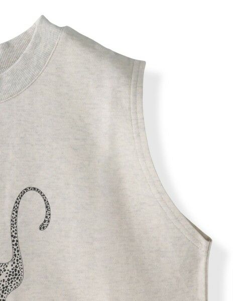 MAYSON GREY / メイソングレイ カットソー | レオパードプリントノースリーブプルオーバー≪洗濯機で洗える≫ | 詳細13
