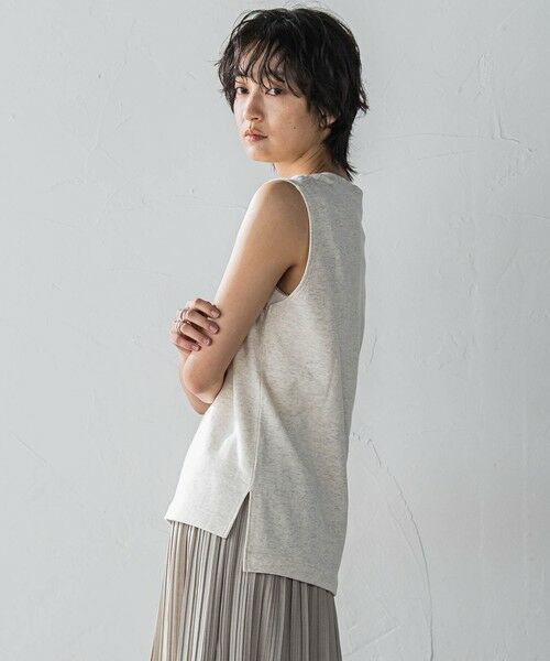 MAYSON GREY / メイソングレイ カットソー | レオパードプリントノースリーブプルオーバー≪洗濯機で洗える≫ | 詳細2