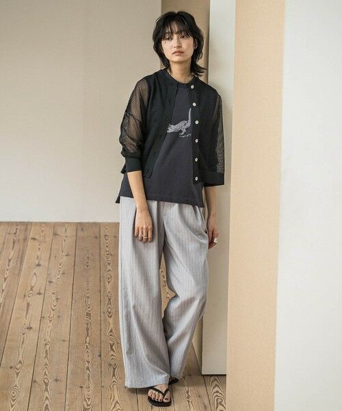 MAYSON GREY / メイソングレイ カットソー | レオパードプリントノースリーブプルオーバー≪洗濯機で洗える≫ | 詳細28