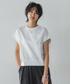 メイソングレイ  カットソー ブラシ刺繍ロゴTシャツ≪手洗い可能≫ | MAYSON GREY（メイソン