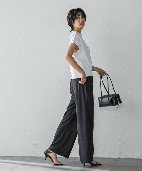 MAYSON GREY / メイソングレイ カットソー | フラワーモチーフフレンチスリーブプルオーバー≪手洗い可能≫ | 詳細6