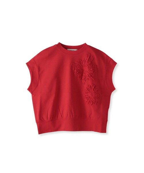 MAYSON GREY / メイソングレイ カットソー | フラワーモチーフフレンチスリーブプルオーバー≪手洗い可能≫ | 詳細16