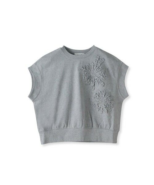 MAYSON GREY / メイソングレイ カットソー | フラワーモチーフフレンチスリーブプルオーバー≪手洗い可能≫ | 詳細25