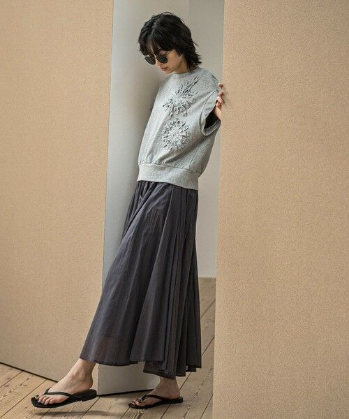 MAYSON GREY / メイソングレイ カットソー | フラワーモチーフフレンチスリーブプルオーバー≪手洗い可能≫ | 詳細21