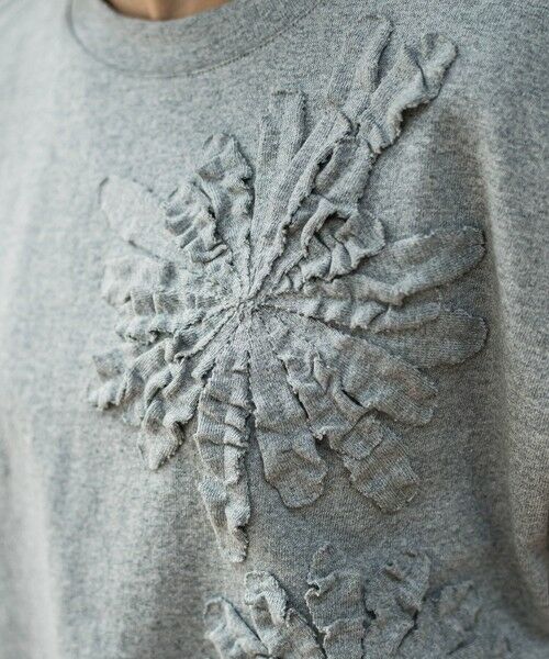 MAYSON GREY / メイソングレイ カットソー | フラワーモチーフフレンチスリーブプルオーバー≪手洗い可能≫ | 詳細24