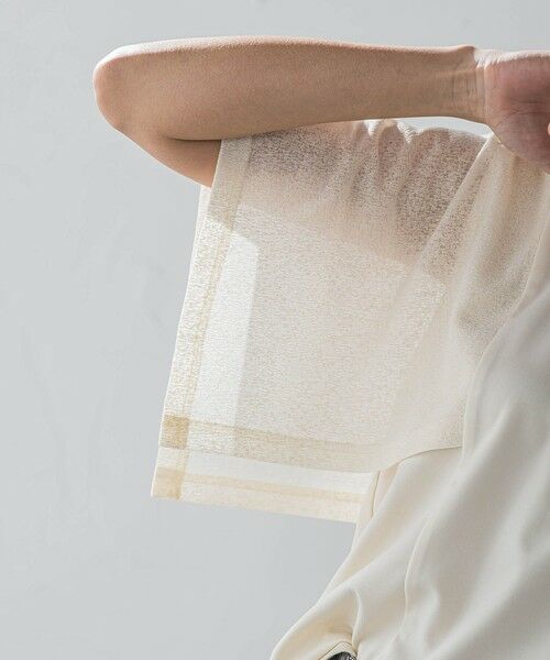 MAYSON GREY / メイソングレイ カットソー | ラメスカーフスリーブプルオーバー≪手洗い可能≫ | 詳細5