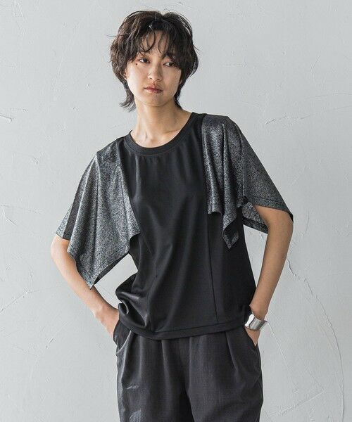 MAYSON GREY / メイソングレイ カットソー | ラメスカーフスリーブプルオーバー≪手洗い可能≫ | 詳細7