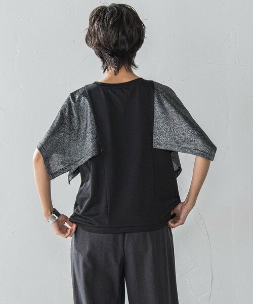 MAYSON GREY / メイソングレイ カットソー | ラメスカーフスリーブプルオーバー≪手洗い可能≫ | 詳細9
