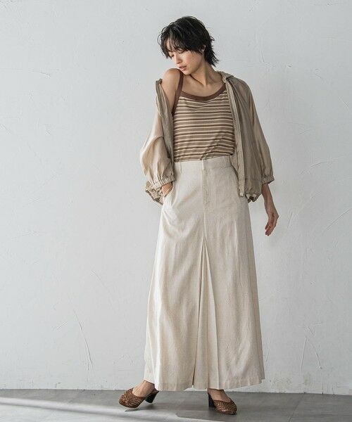 MAYSON GREY / メイソングレイ カットソー | ランダムボーダーアシンメトリーリブタンクトップ≪洗濯機で洗える≫ | 詳細26